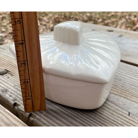 Mid-Century Modern Triangle Bowl With Lid California Pottery Atomic Style - Picture 9 of 11